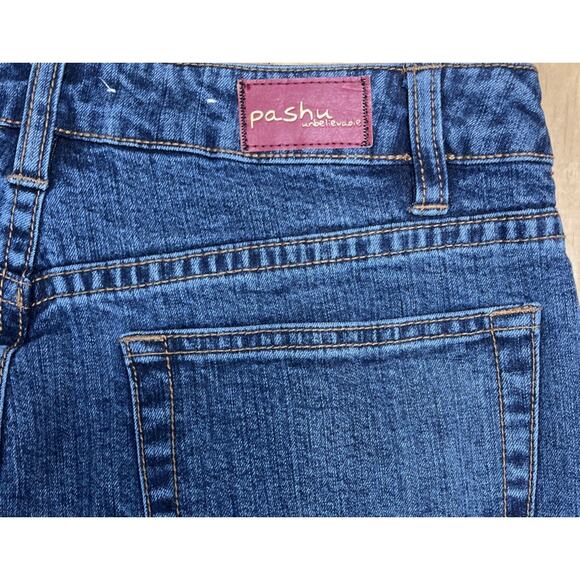 Pashu Jean Women 4 Unbelievable Bootcut Stretch Denim High Rise Pant 28x33 EUC - Picture 4 of 6